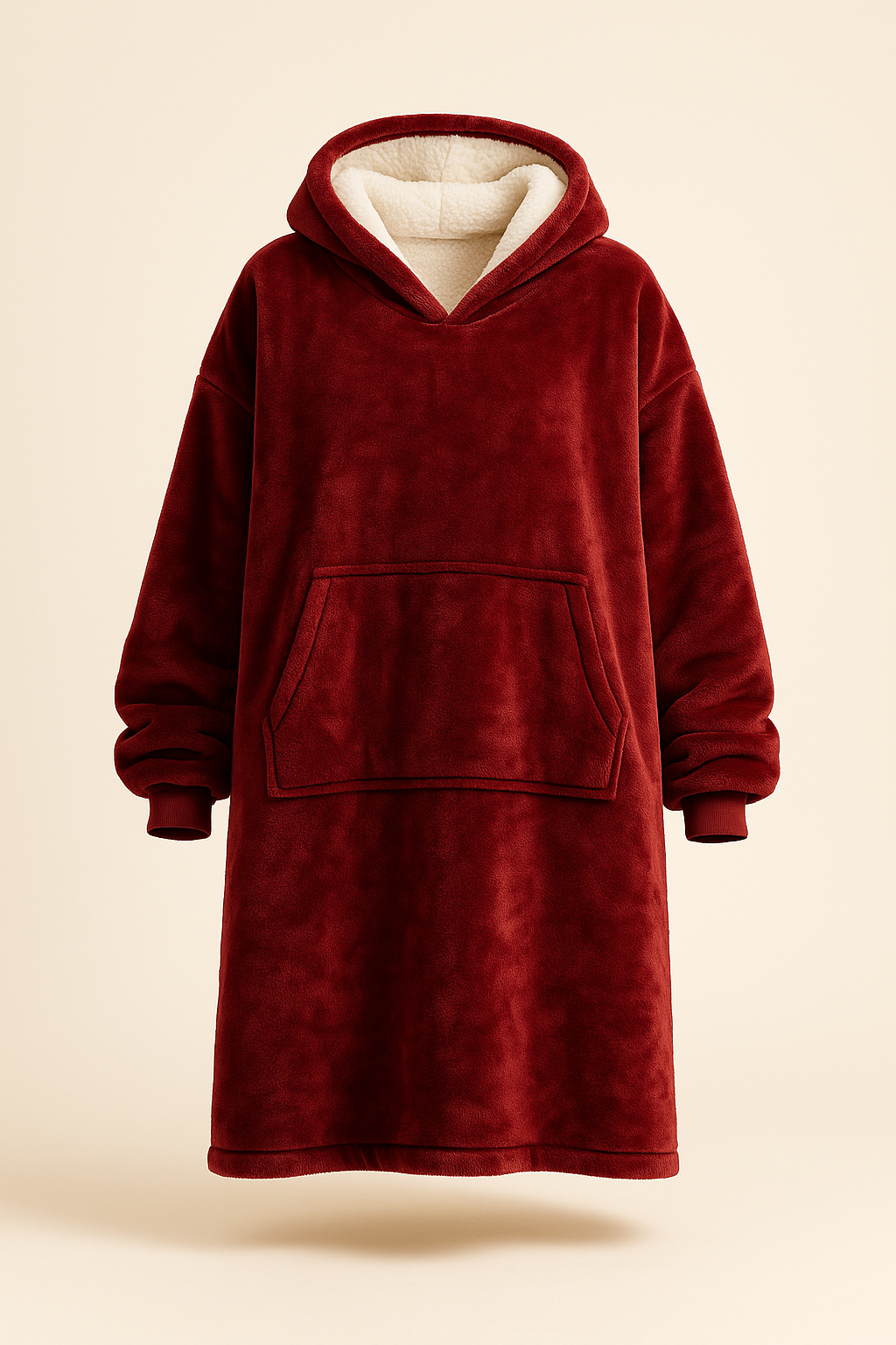 WarmCloud | Kocobluza z futerkiem sherpa