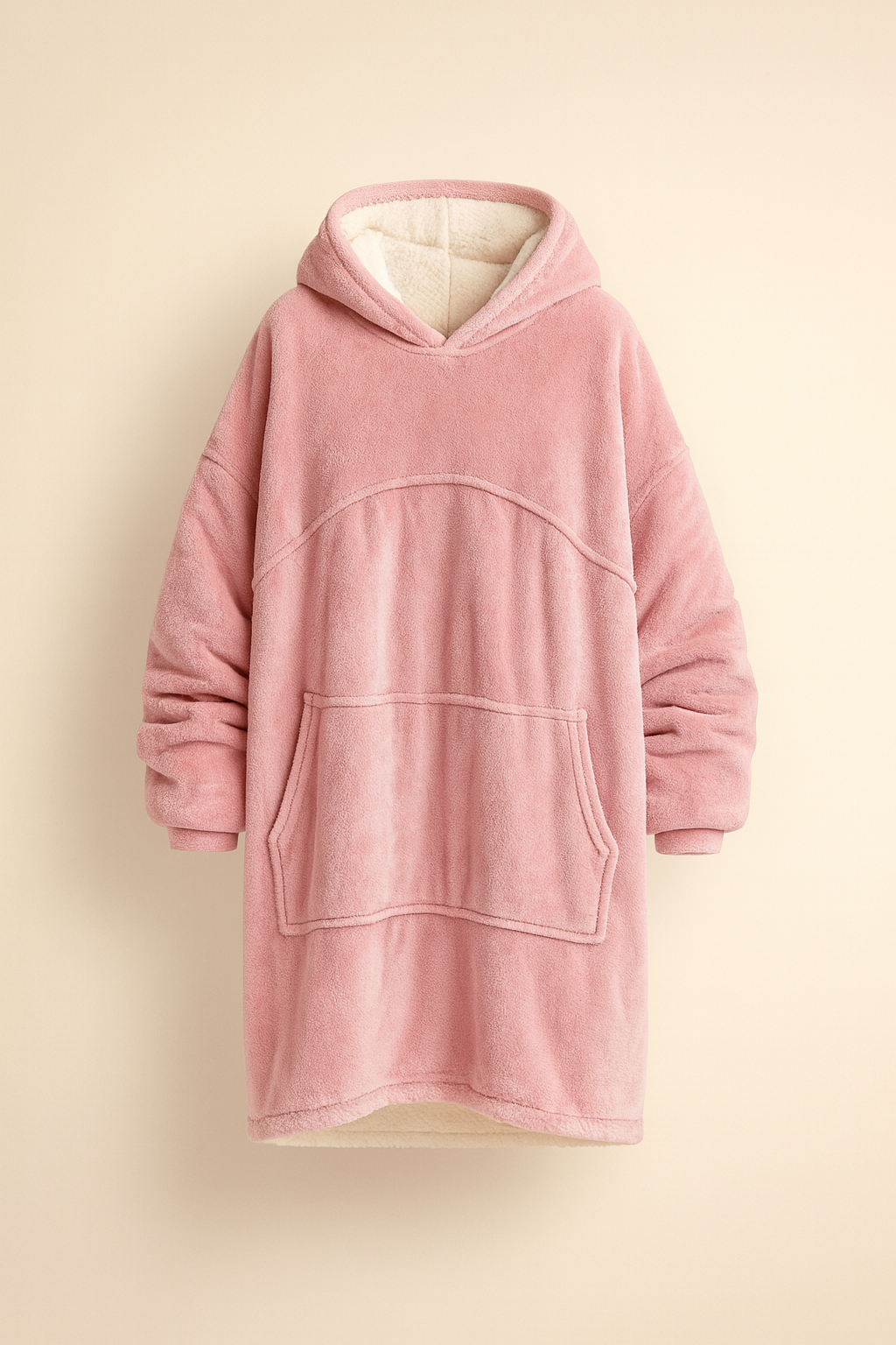 WarmCloud | Kocobluza z futerkiem sherpa