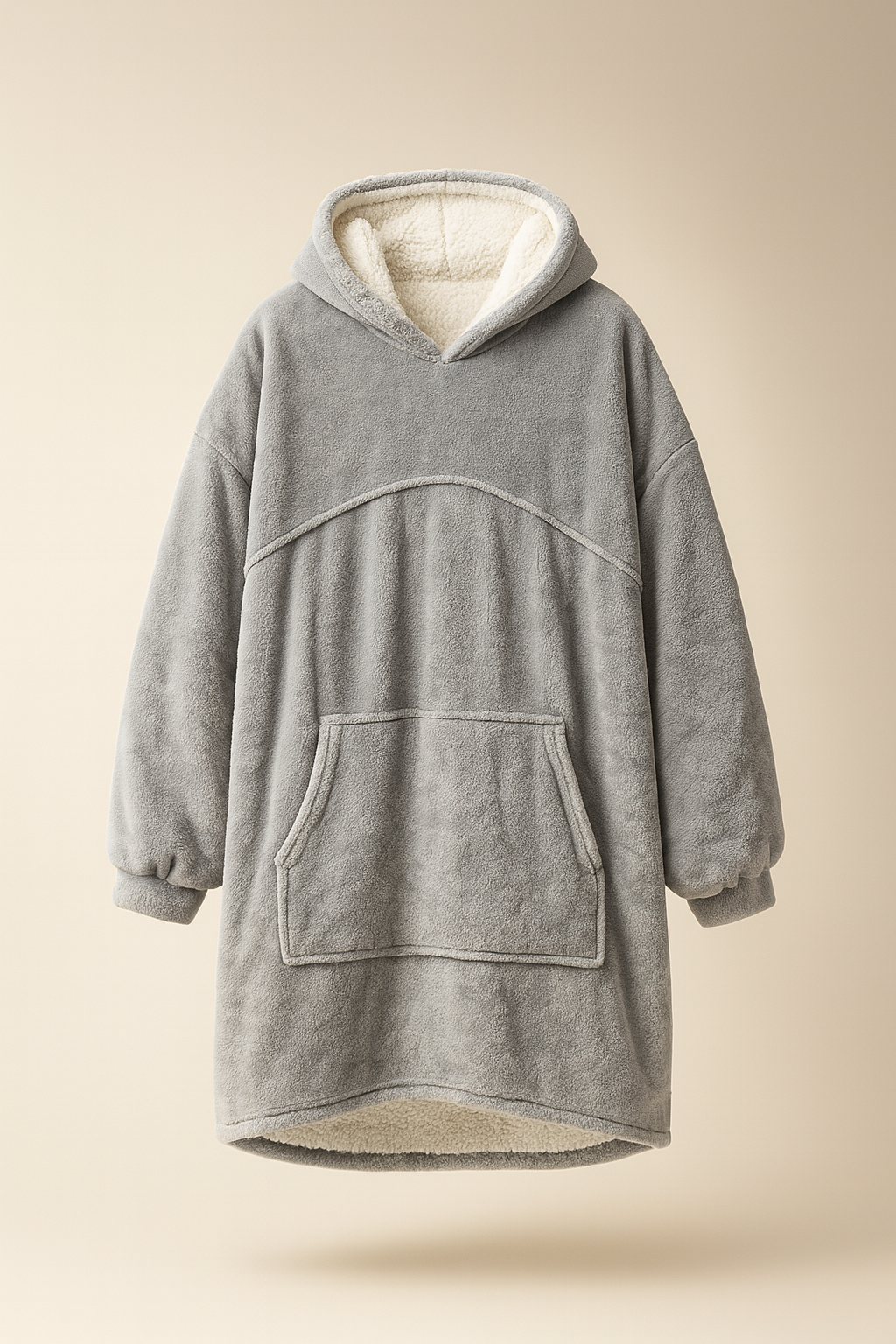 WarmCloud | Kocobluza z futerkiem sherpa