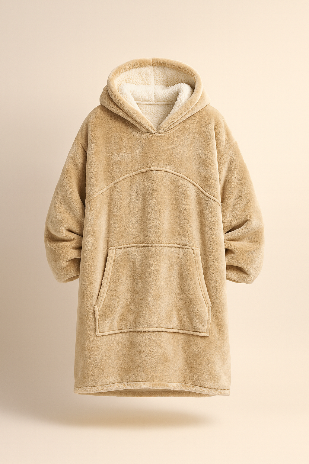 WarmCloud | Kocobluza z futerkiem sherpa