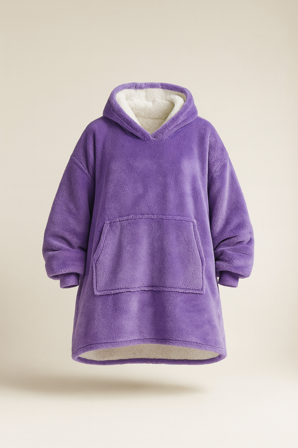 WarmCloud | Kocobluza z futerkiem sherpa