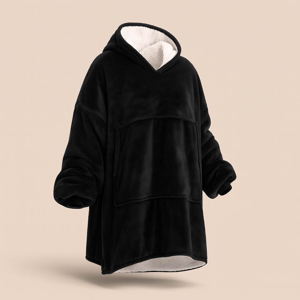 WarmCloud | Kocobluza z futerkiem sherpa