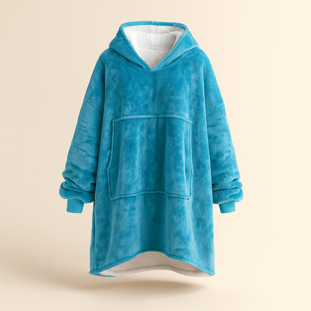 WarmCloud | Kocobluza z futerkiem sherpa