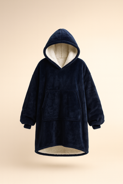 WarmCloud | Kocobluza z futerkiem sherpa