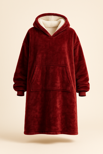 WarmCloud | Kocobluza z futerkiem sherpa